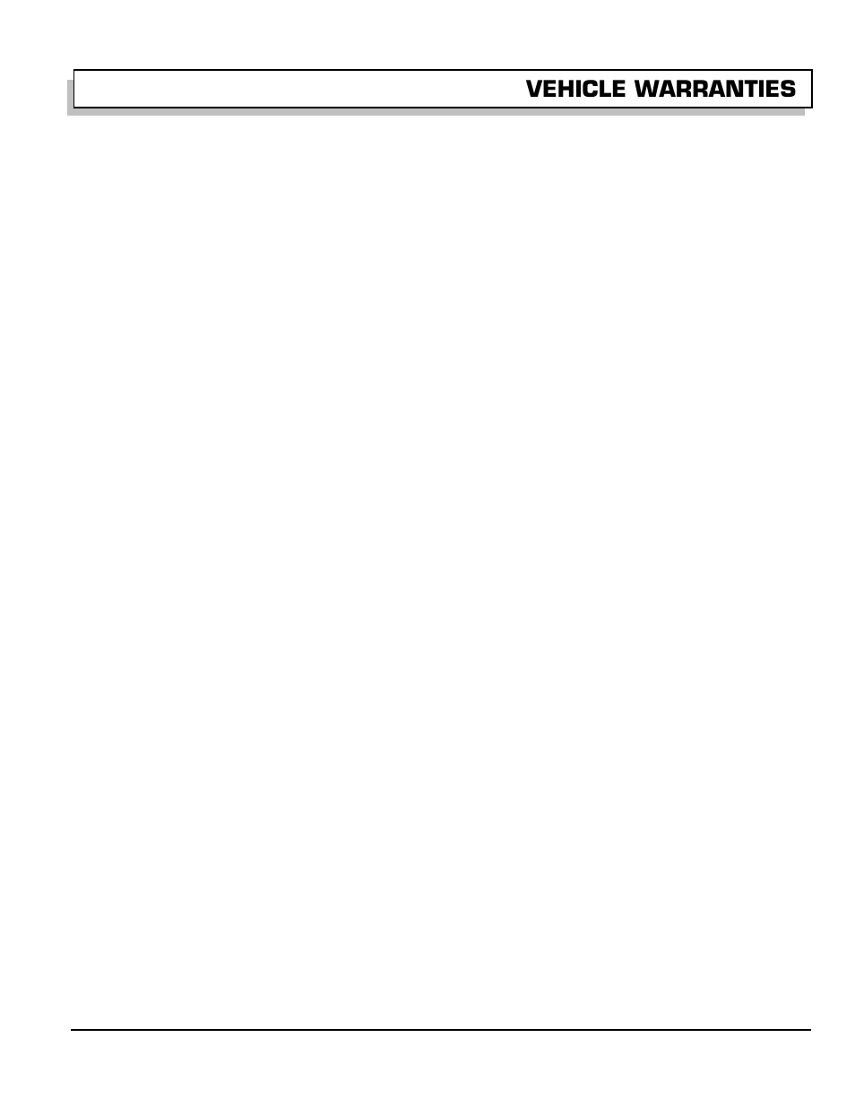 Vehicle warranties | E-Z-GO 602080 User Manual | Page 49 / 64