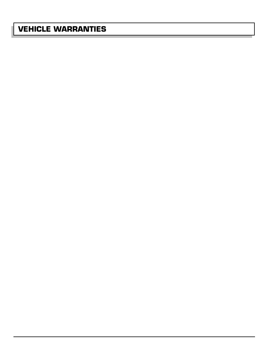 Vehicle warranties | E-Z-GO 602080 User Manual | Page 50 / 64