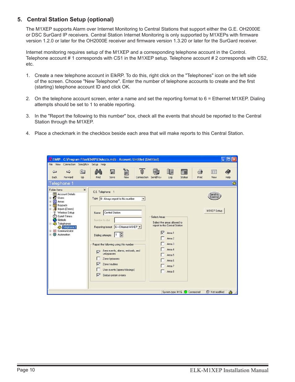 Elk M1XEP User Manual | Page 10 / 26