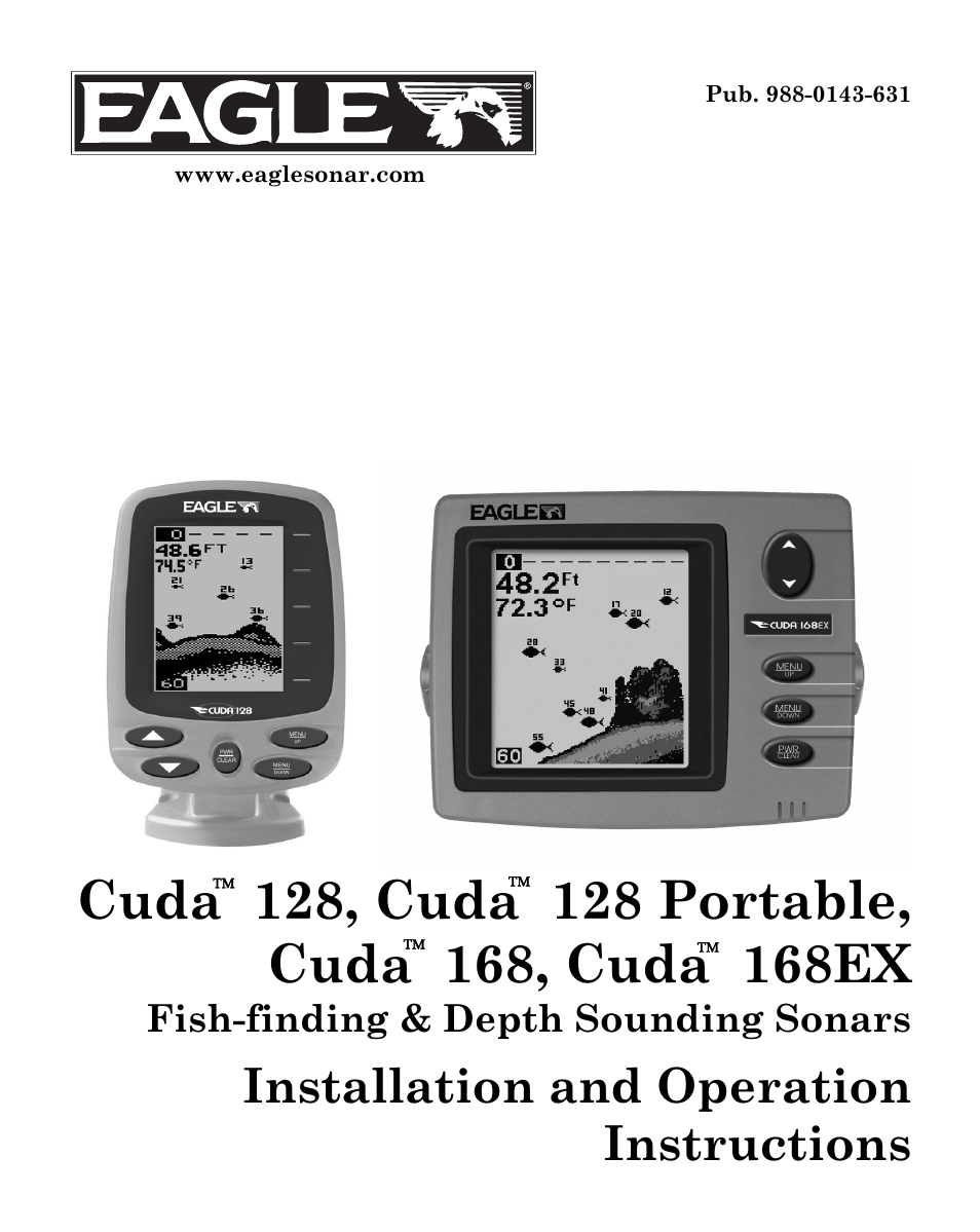 Eagle Electronics Cuda 128 Portable User Manual | 64 pages