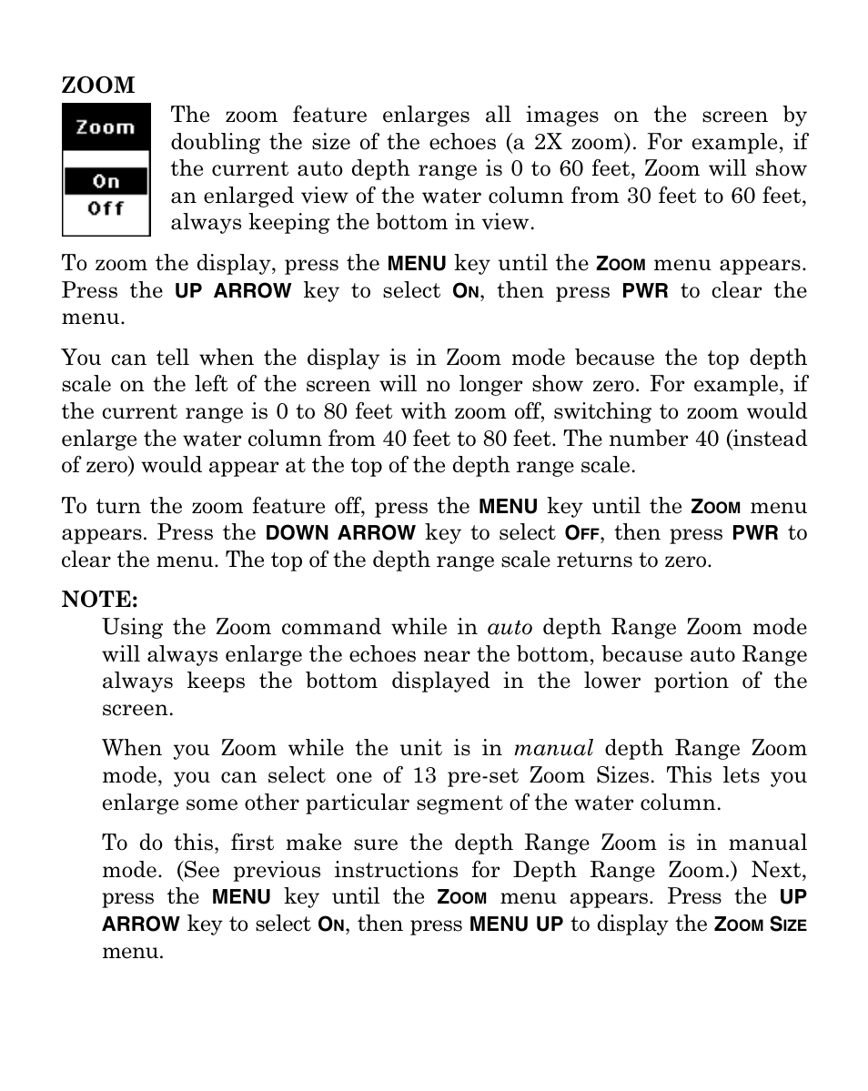 Eagle Electronics Cuda 128 Portable User Manual | Page 40 / 64