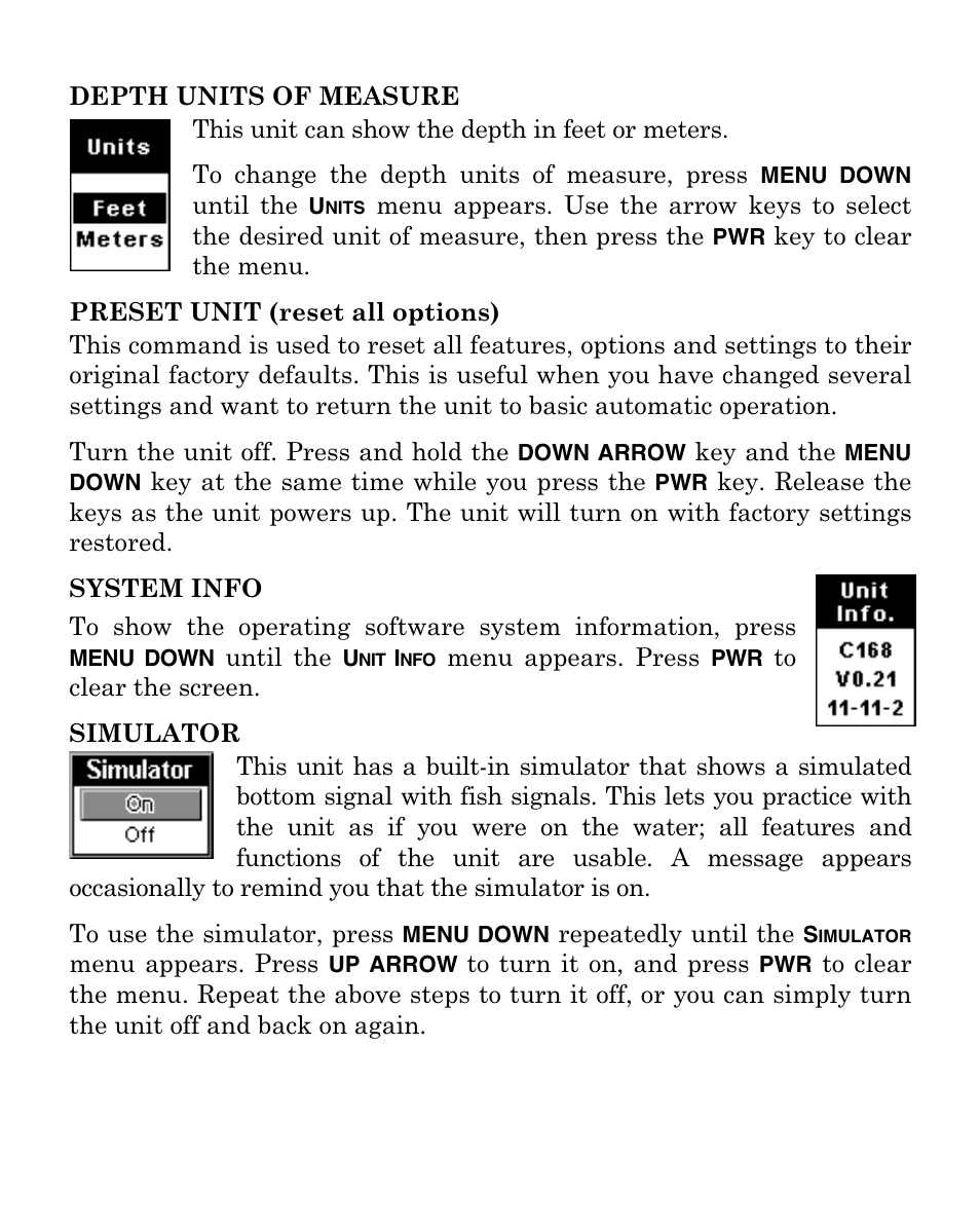 Eagle Electronics Cuda 128 Portable User Manual | Page 52 / 64