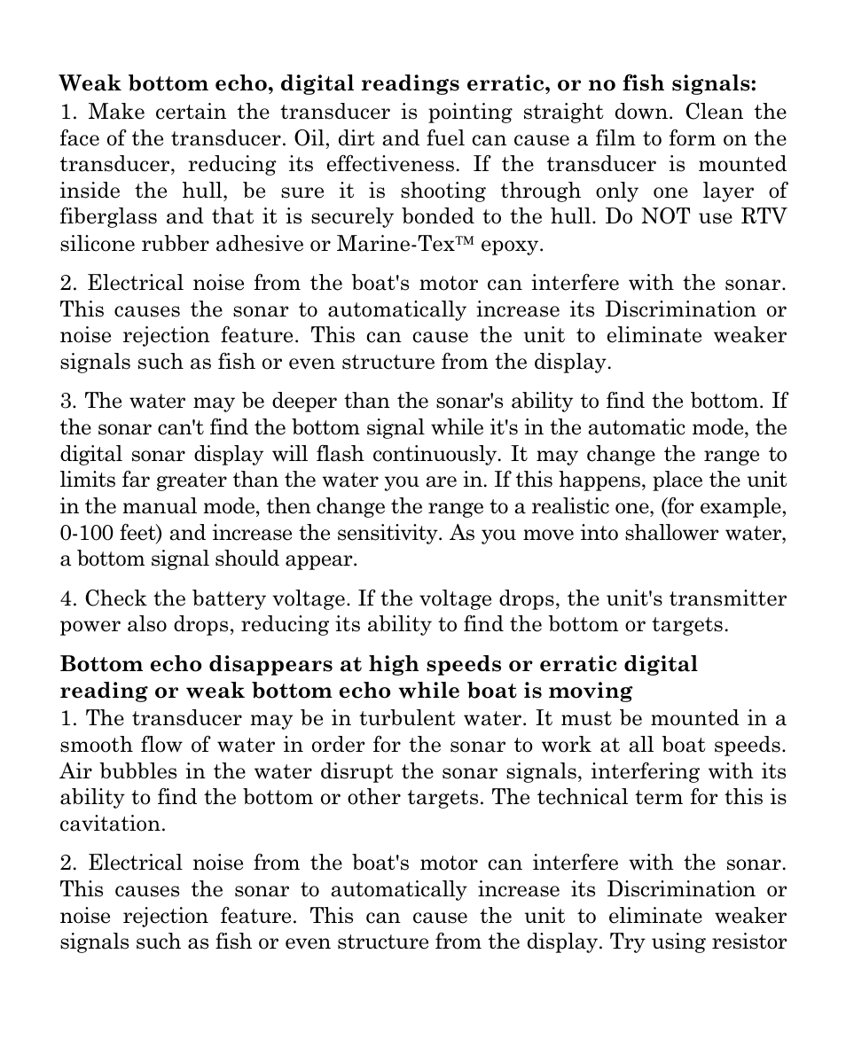 Eagle Electronics Cuda 128 Portable User Manual | Page 55 / 64