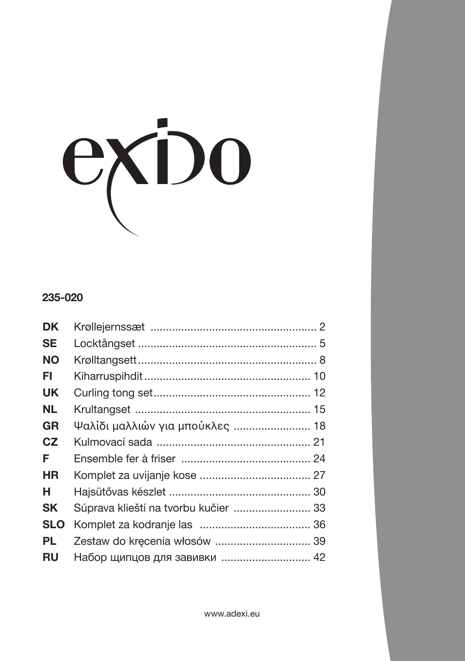 Exido 235-020 User Manual | 45 pages