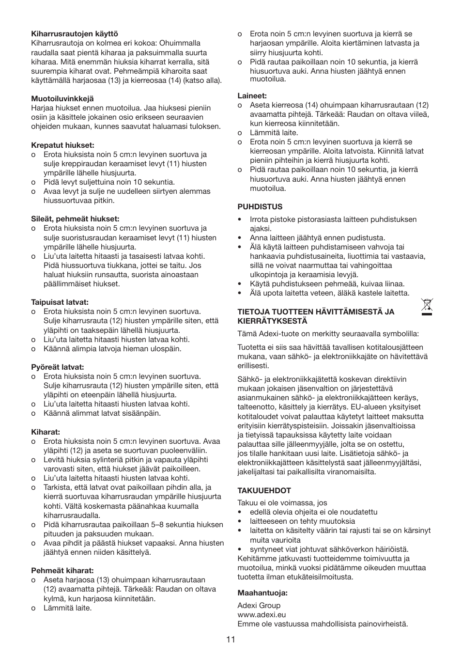 Exido 235-020 User Manual | Page 11 / 45