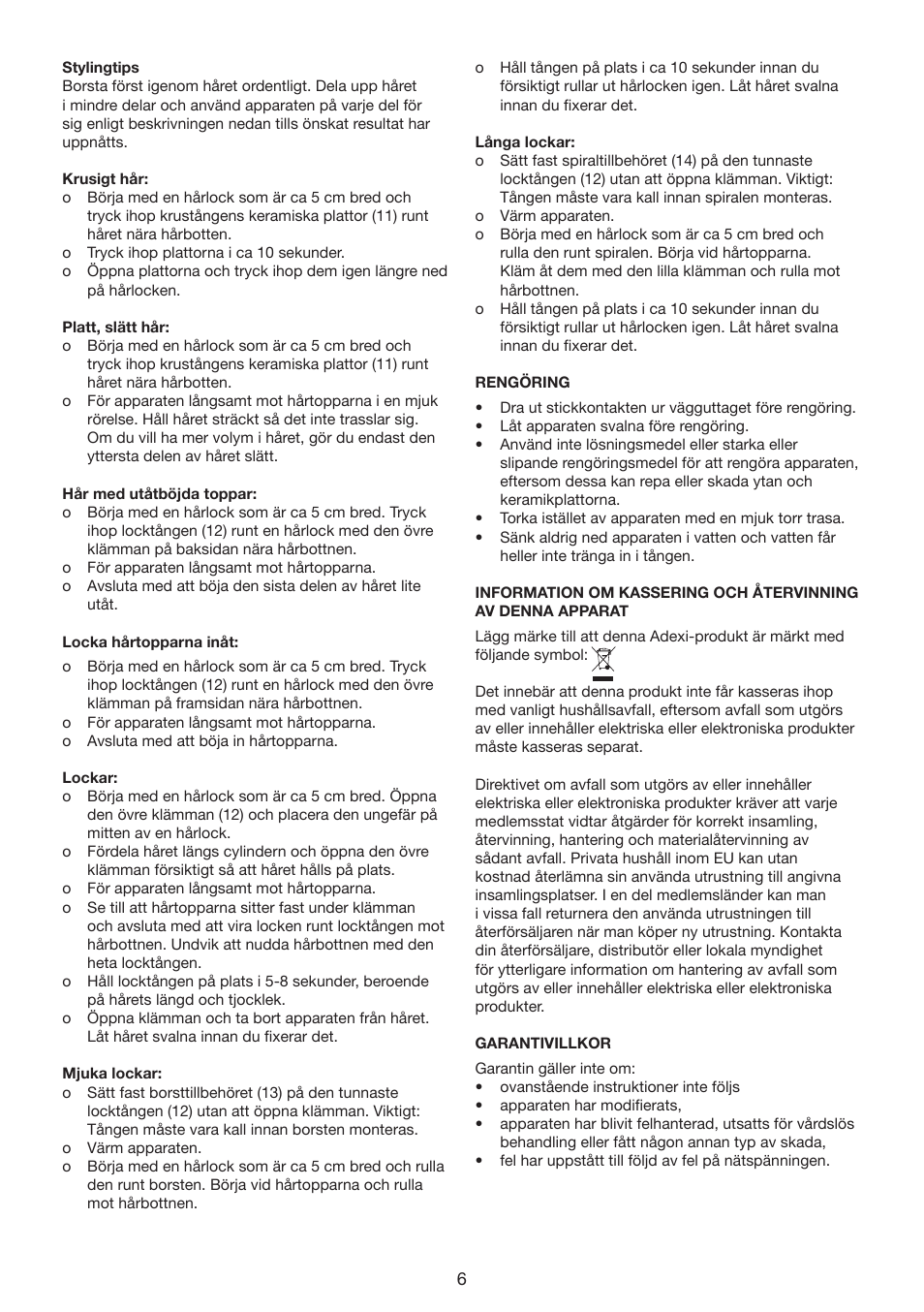 Exido 235-020 User Manual | Page 6 / 45