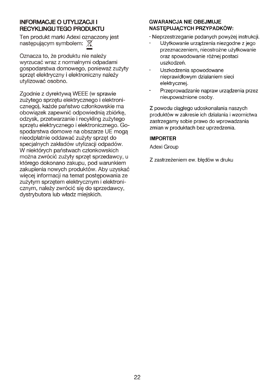 Exido 246-022 User Manual | Page 22 / 25