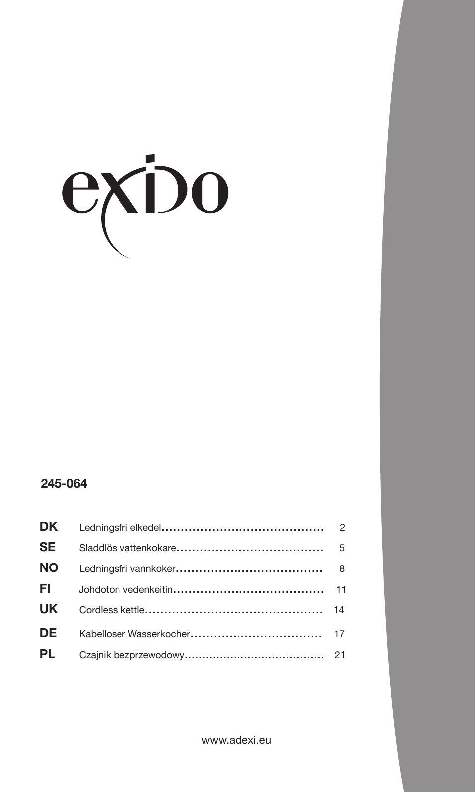 Exido 245-064 User Manual | 24 pages