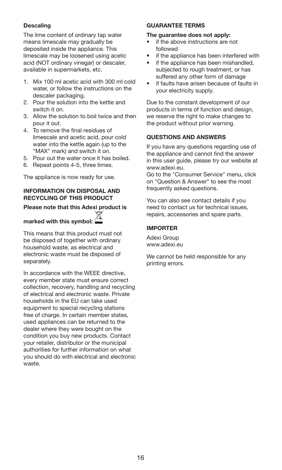 Exido 245-064 User Manual | Page 16 / 24