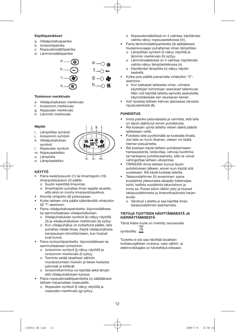 Exido 235-014 User Manual | Page 12 / 23