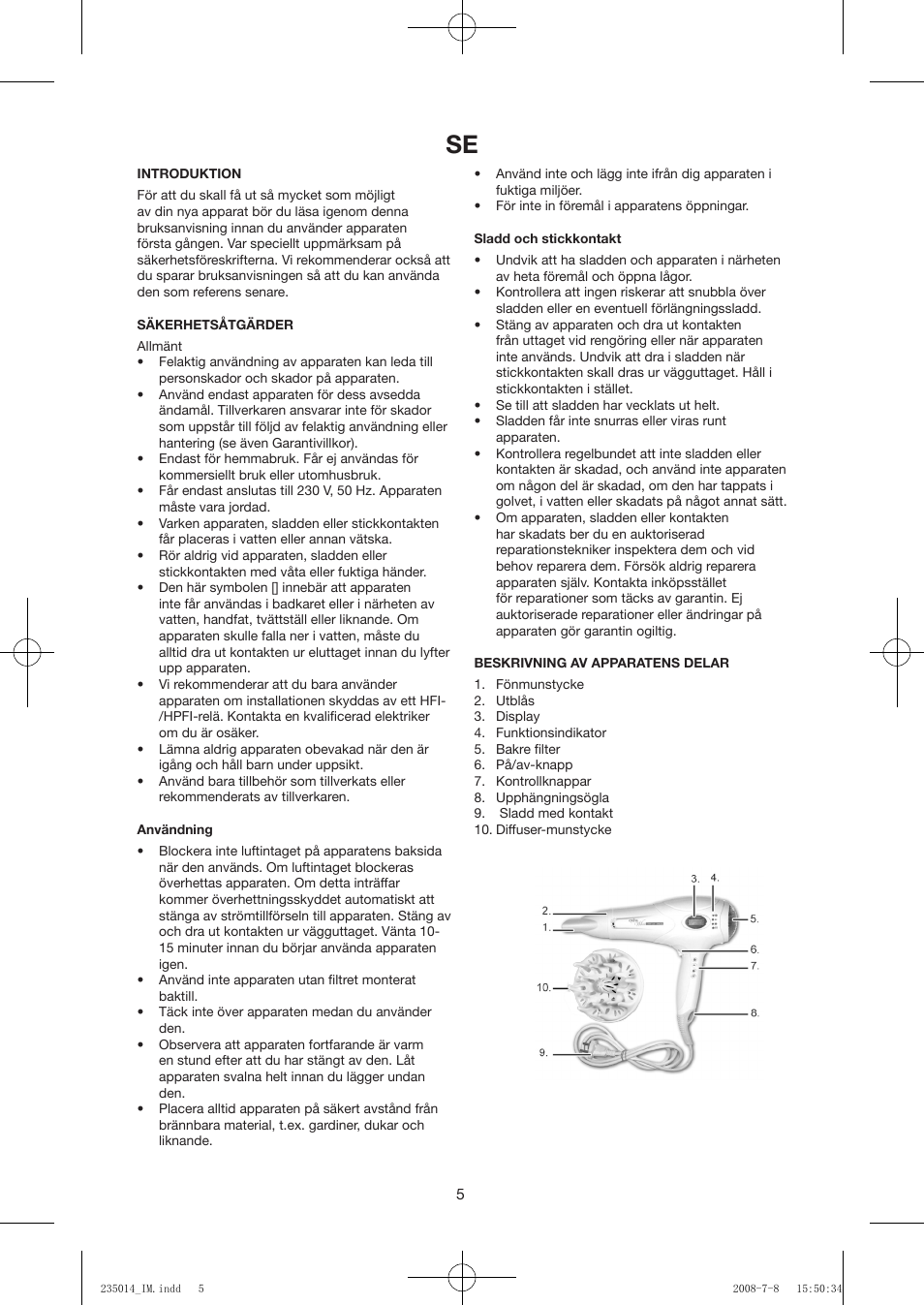 Exido 235-014 User Manual | Page 5 / 23