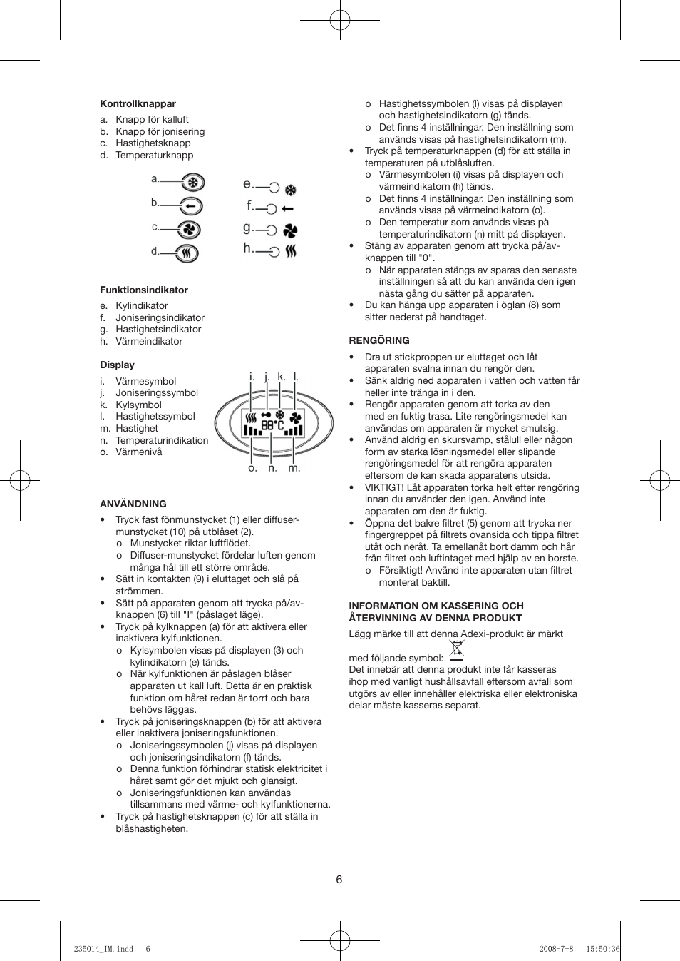 Exido 235-014 User Manual | Page 6 / 23