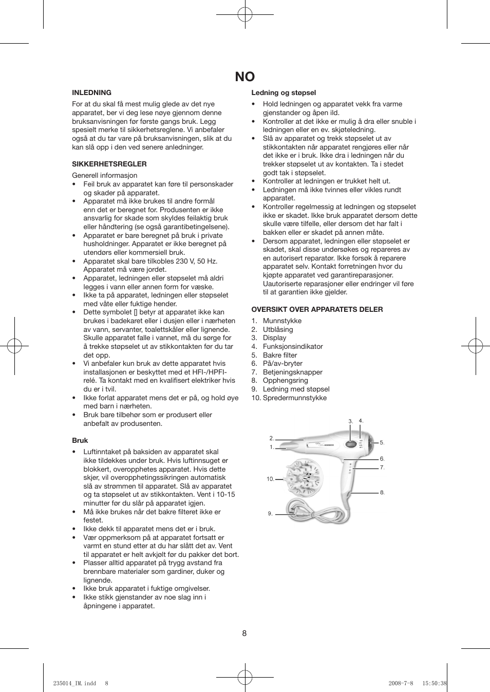 Exido 235-014 User Manual | Page 8 / 23