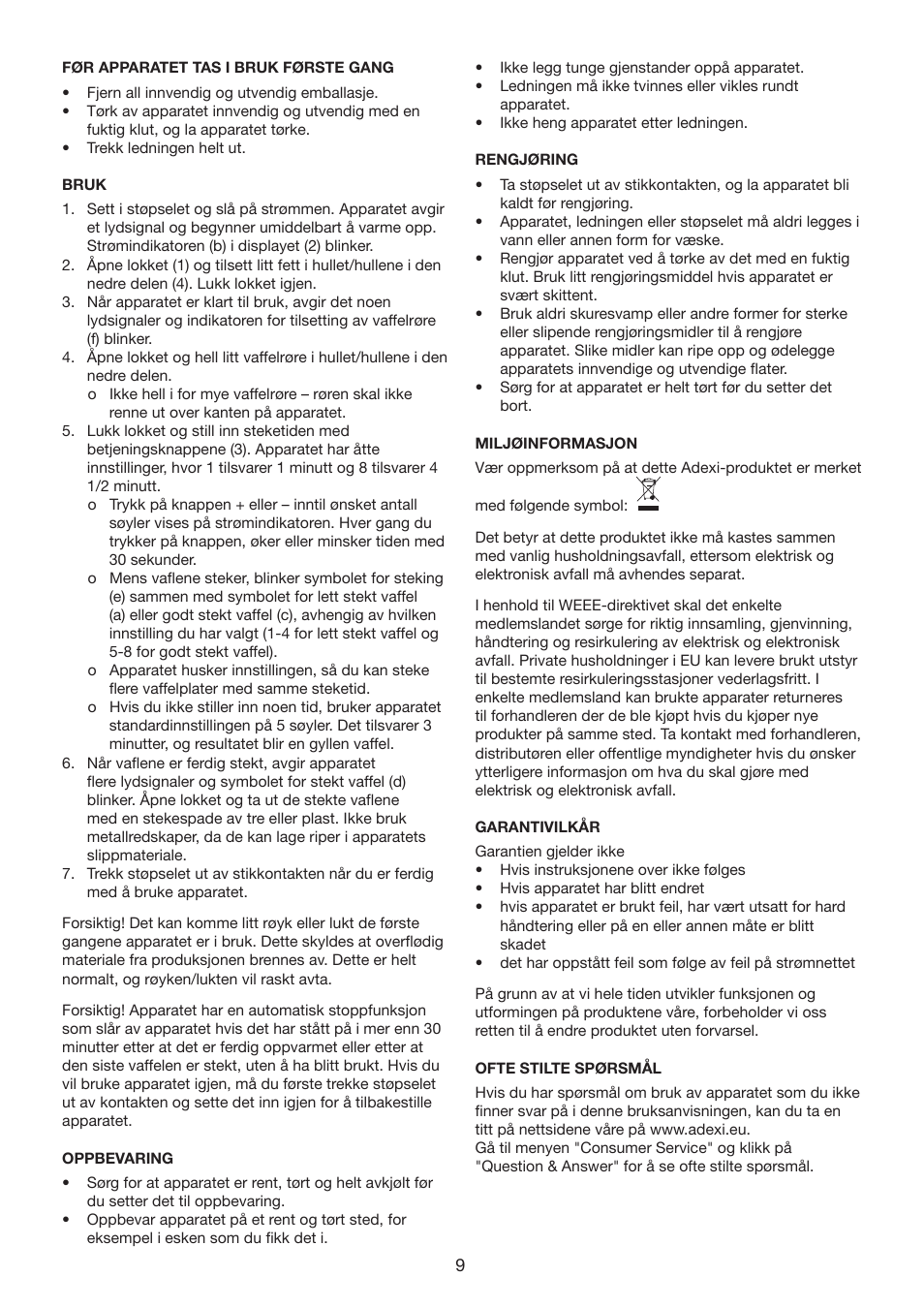 Exido 243-054 User Manual | Page 9 / 22