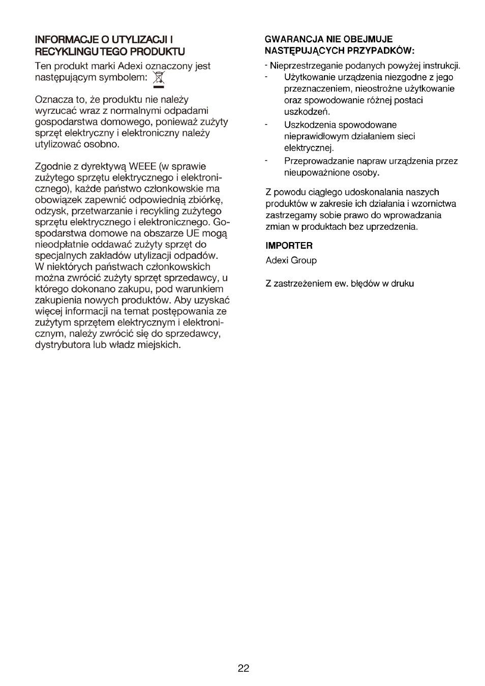 Exido 246-024 User Manual | Page 22 / 25