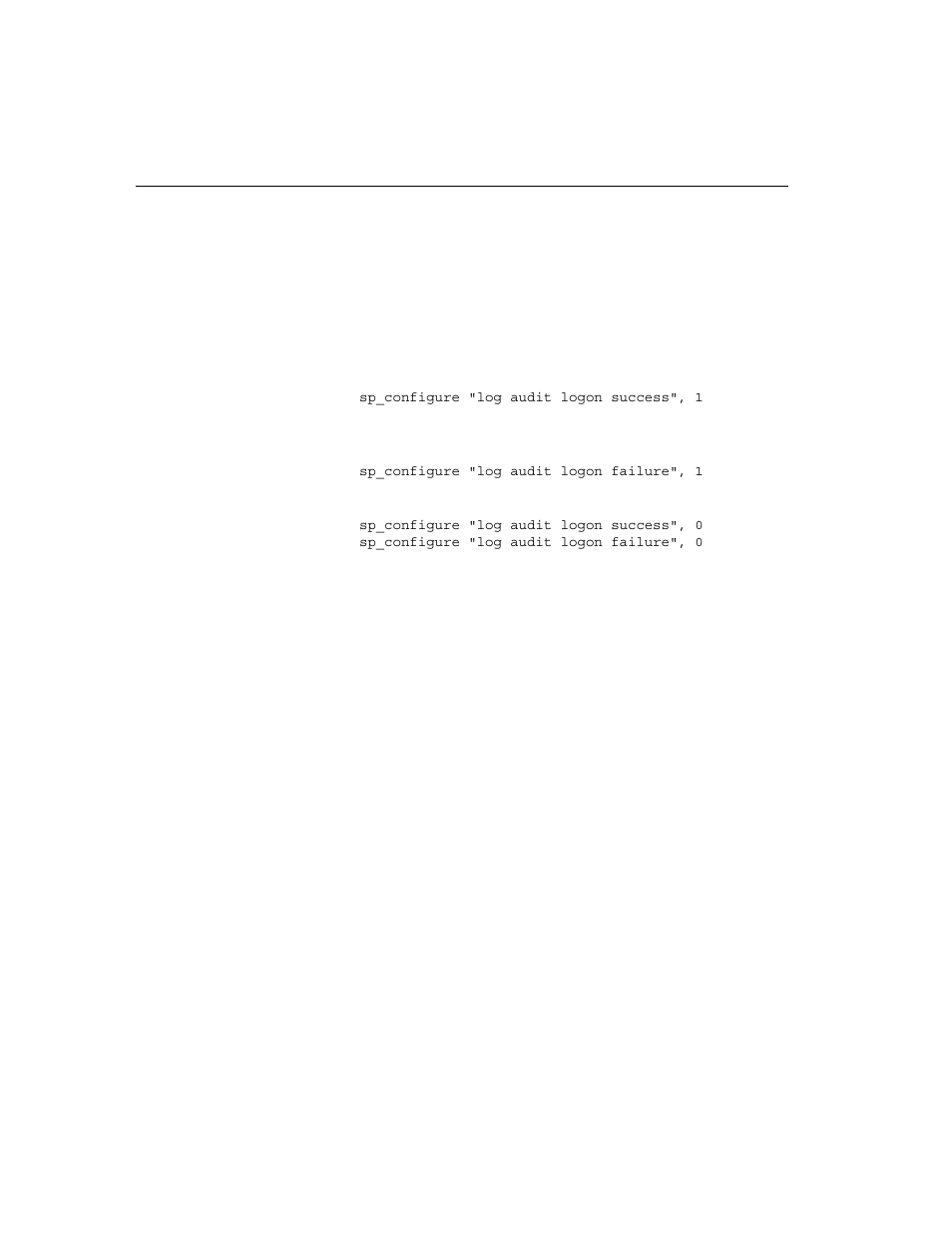 Logging auditing events | Sybase DC35823-01-1500-04 User Manual | Page 124 / 150