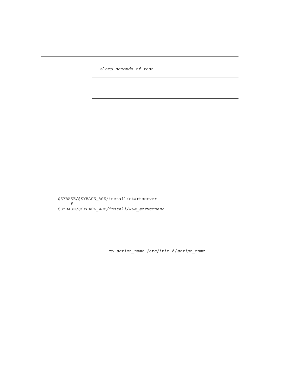 For sun solaris and linux | Sybase DC35823-01-1500-04 User Manual | Page 38 / 150