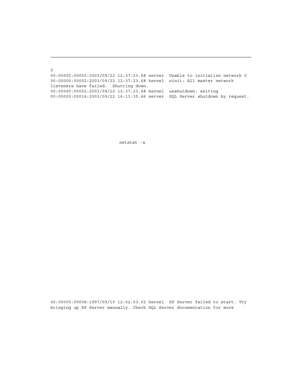 Error when executing an esp | Sybase DC35823-01-1500-04 User Manual | Page 83 / 150