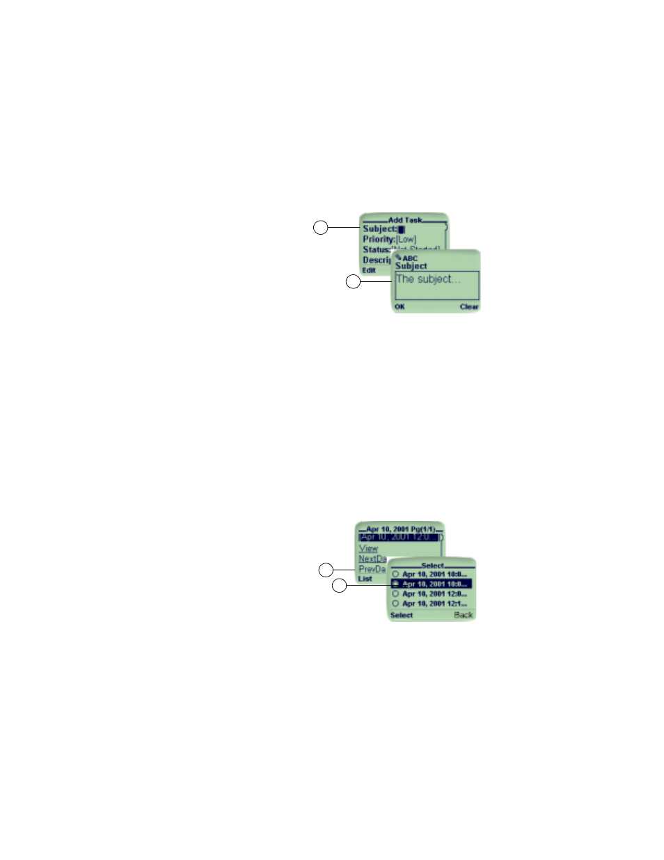Entering text in text boxes, Choosing items from list boxes | Sybase OneBridge 4.1 User Manual | Page 25 / 96