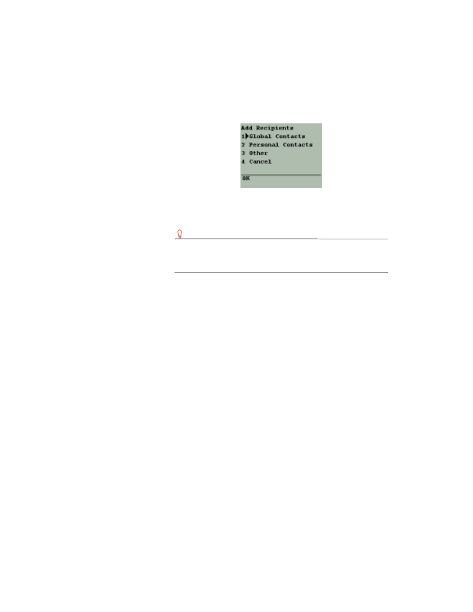 Add recipients screen | Sybase OneBridge 4.1 User Manual | Page 52 / 96