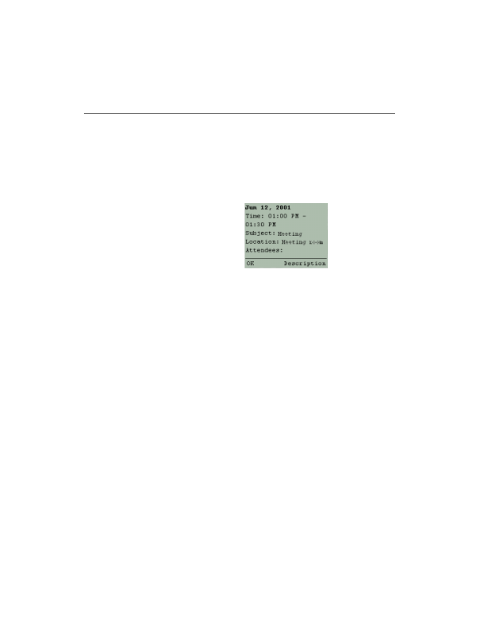 Editing details of meetings, Meeting detail screen | Sybase OneBridge 4.1 User Manual | Page 70 / 96