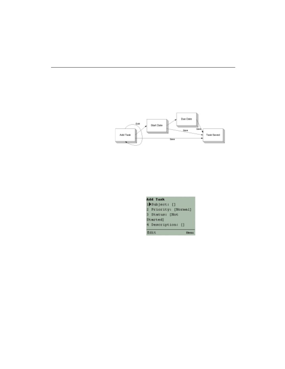 Adding tasks, Adding tasks add task screen | Sybase OneBridge 4.1 User Manual | Page 75 / 96