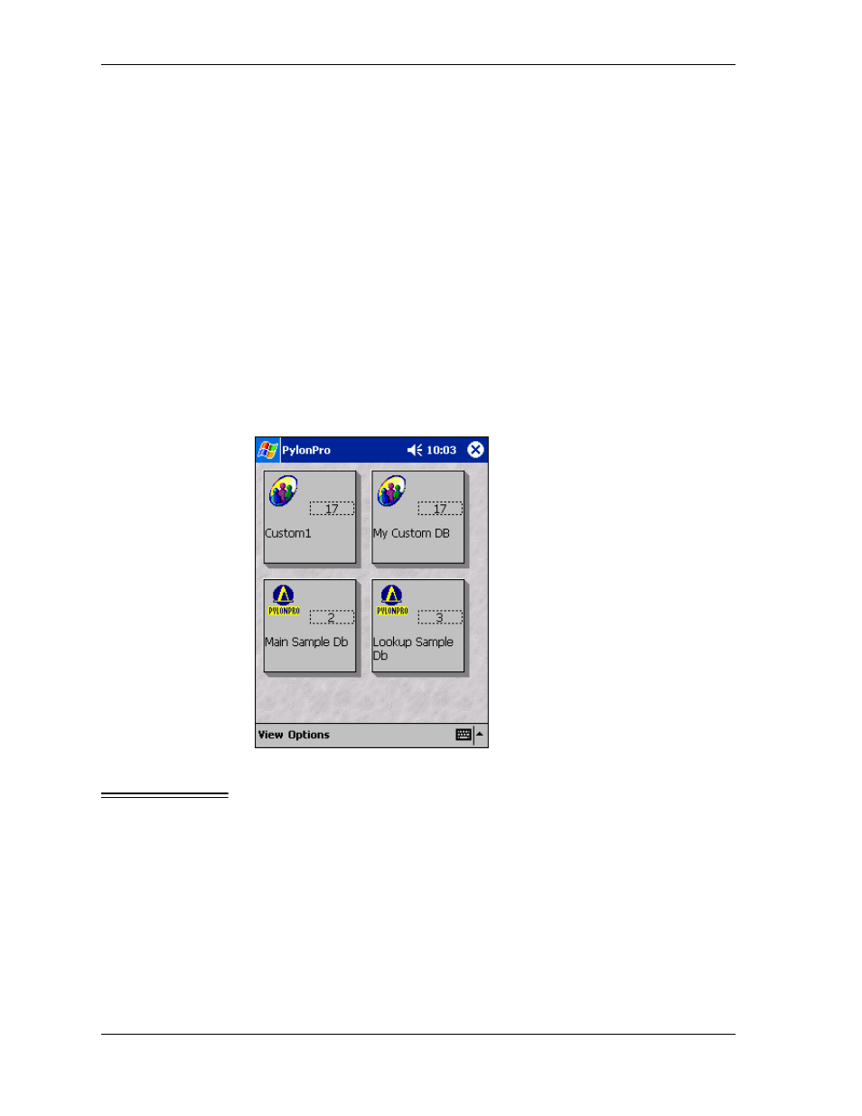 Viewing custom databases on a pocket pc os device | Sybase Desktop User Manual | Page 150 / 226
