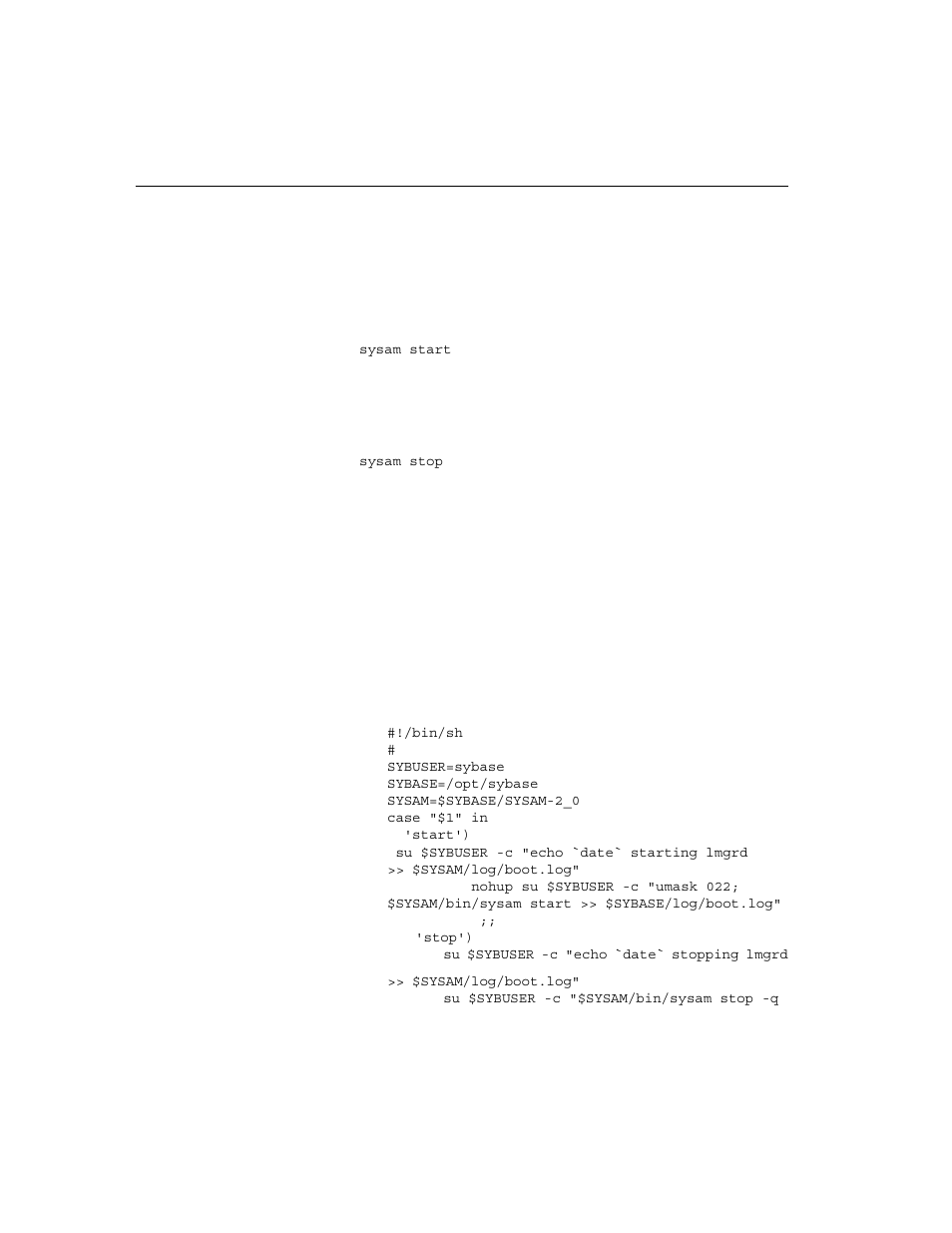 Starting and stopping network license servers | Sybase 15 User Manual | Page 58 / 74