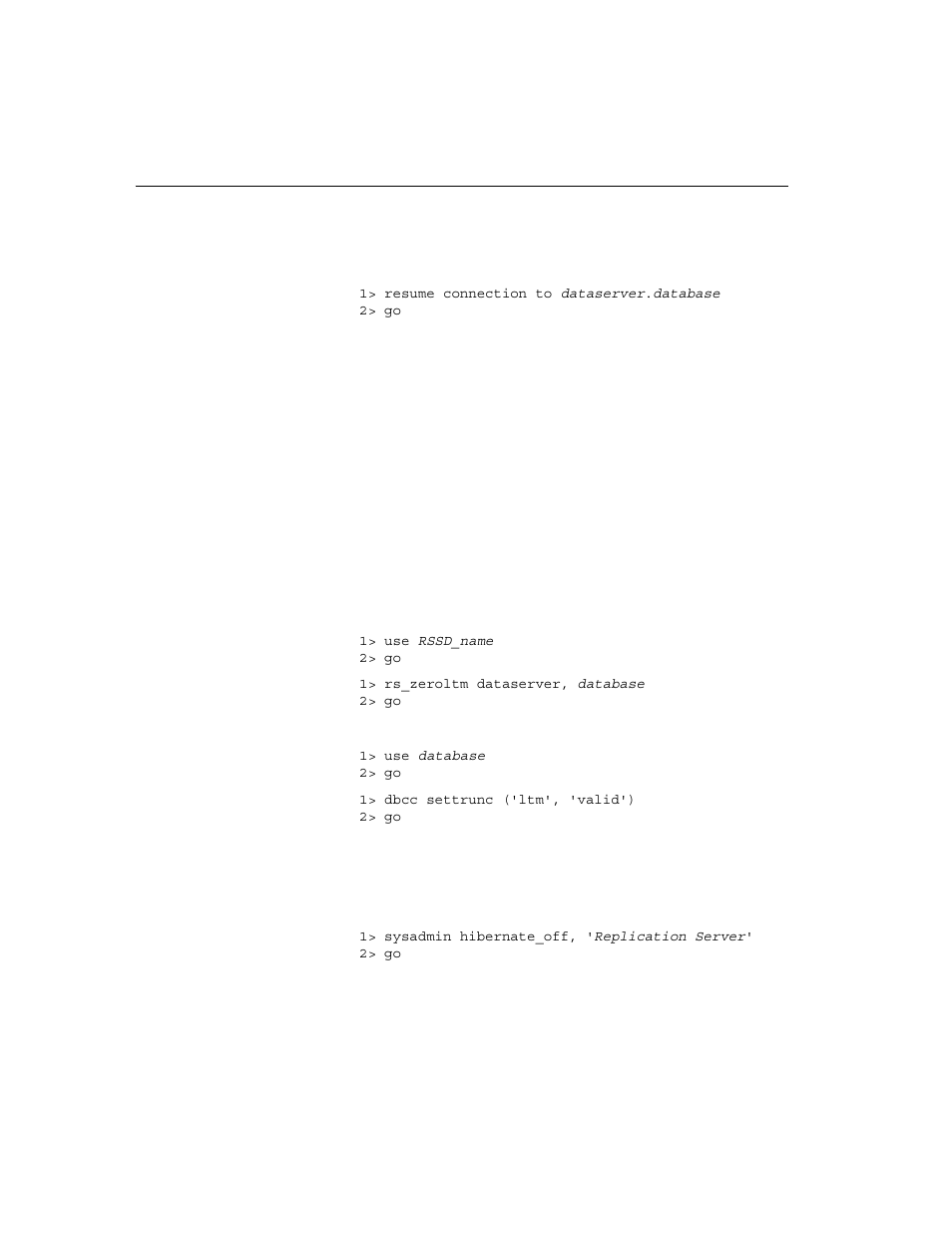 Restoring replication after upgrade | Sybase ADAPTIVE 15.0.2 User Manual | Page 90 / 160