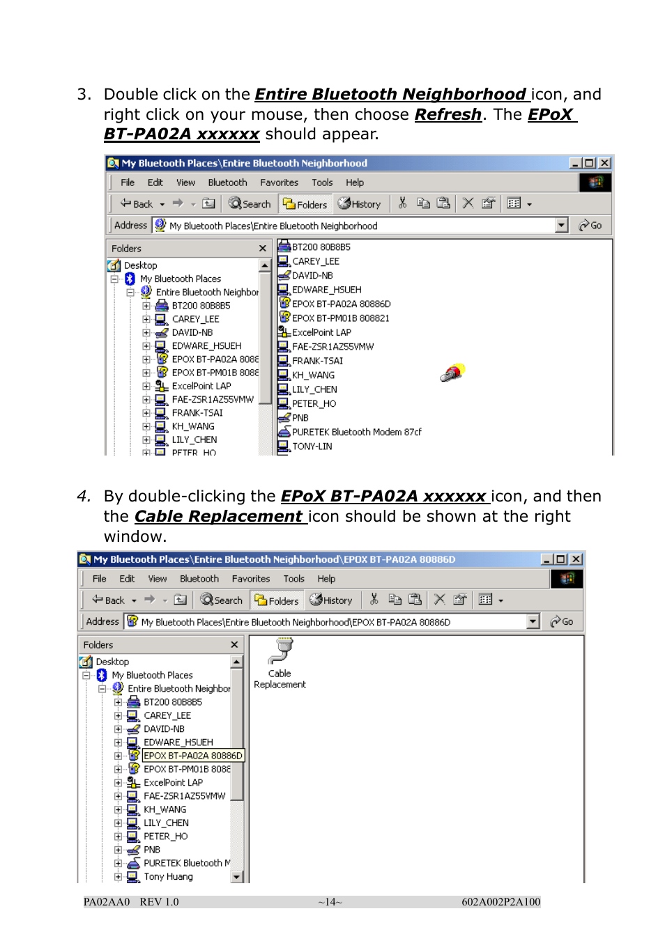 EPoX Computer BT-PA02A User Manual | Page 14 / 59