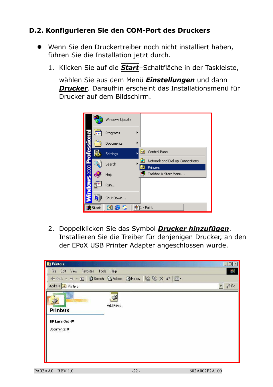 EPoX Computer BT-PA02A User Manual | Page 22 / 59