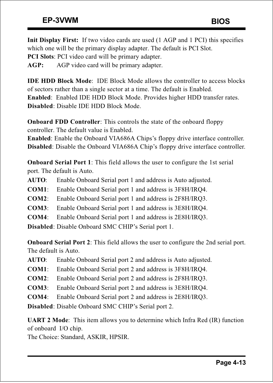 Bios ep-3vwm | EPoX Computer EP-3VWM User Manual | Page 35 / 69