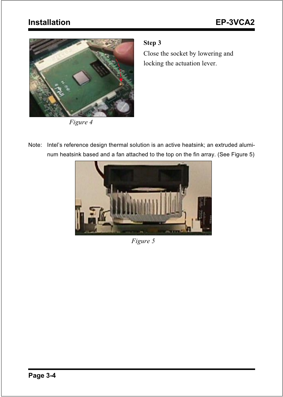 Installation ep-3vca2 | EPoX Computer EP-3VCA2 User Manual | Page 16 / 71