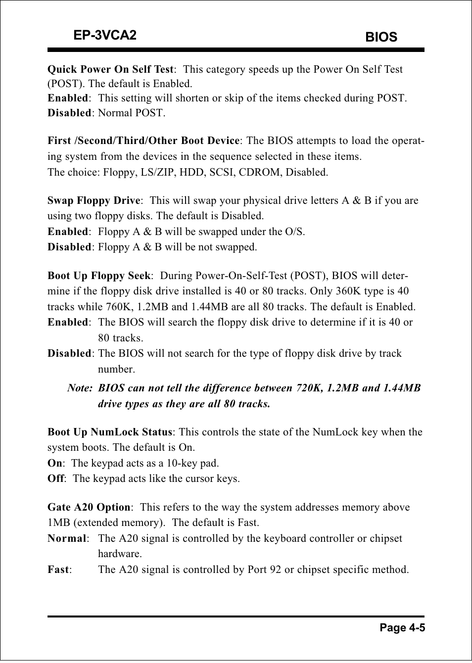 Bios ep-3vca2 | EPoX Computer EP-3VCA2 User Manual | Page 31 / 71