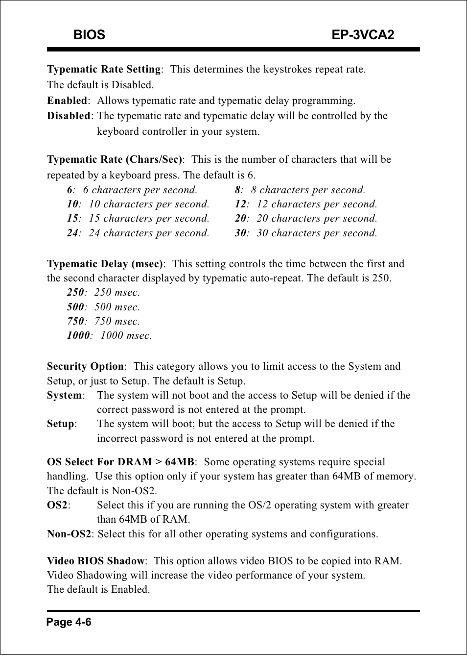 Bios ep-3vca2 | EPoX Computer EP-3VCA2 User Manual | Page 32 / 71