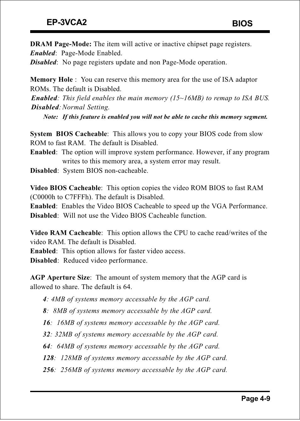 Bios ep-3vca2 | EPoX Computer EP-3VCA2 User Manual | Page 35 / 71