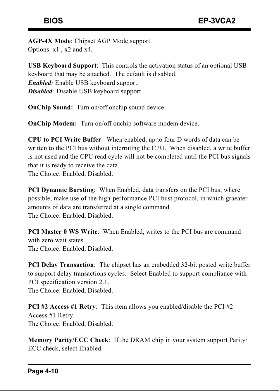 Bios ep-3vca2 | EPoX Computer EP-3VCA2 User Manual | Page 36 / 71