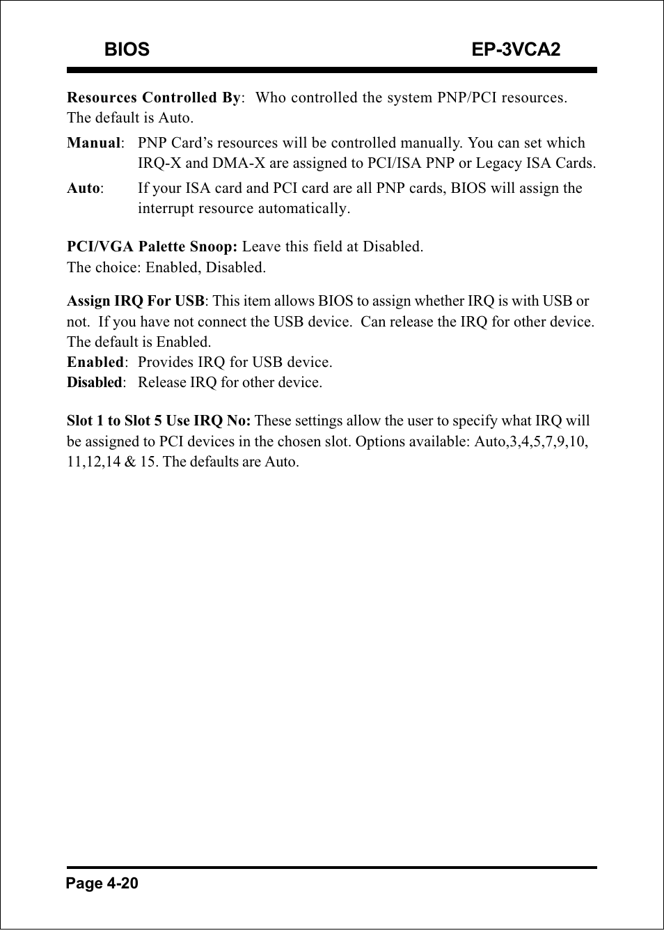 Bios ep-3vca2 | EPoX Computer EP-3VCA2 User Manual | Page 46 / 71
