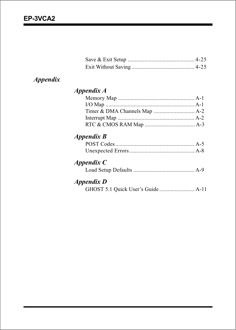 EPoX Computer EP-3VCA2 User Manual | Page 5 / 71