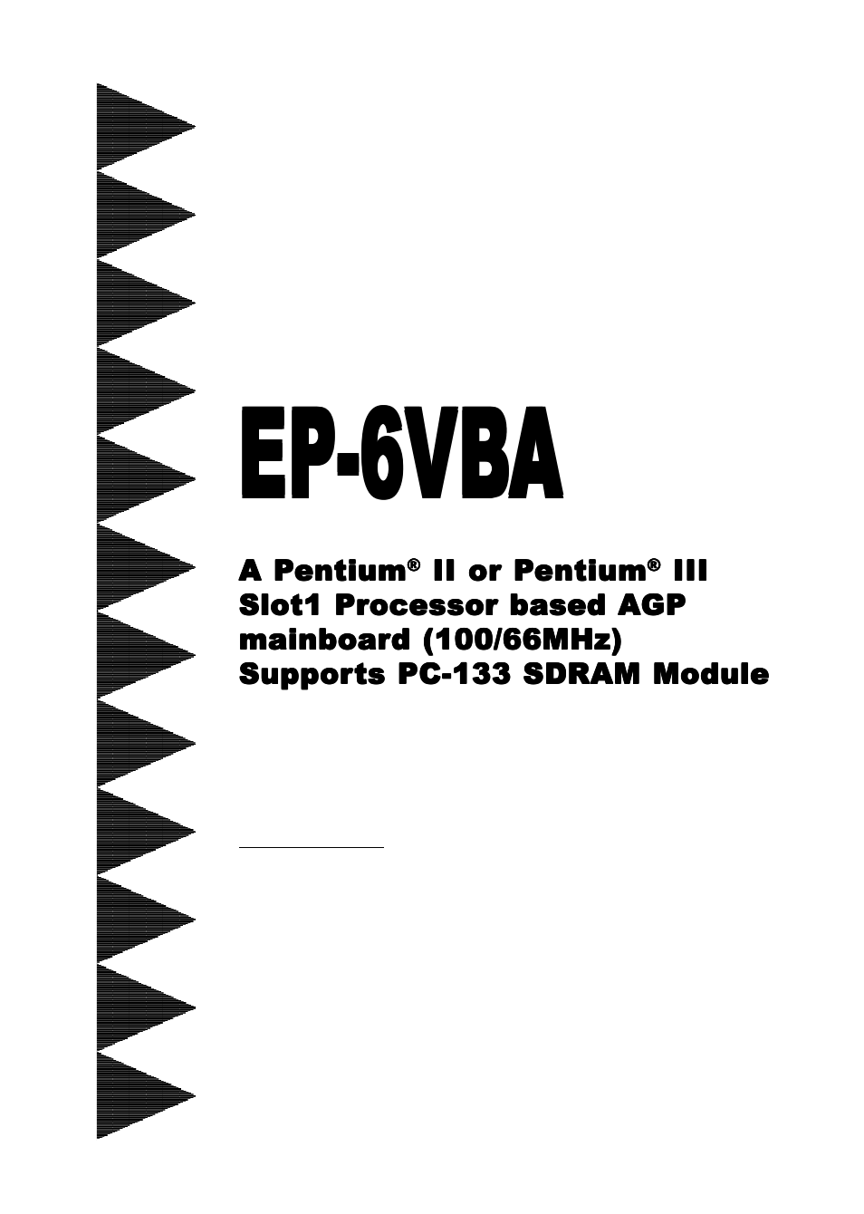 EPoX Computer EP-6VBA User Manual | 69 pages
