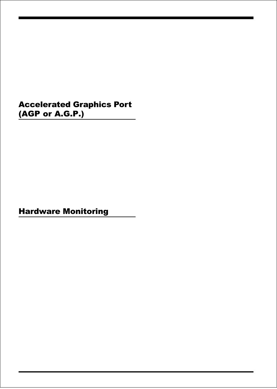 Introduction ep-6vba, Accelerated graphics port (agp or a.g.p.), Hardware monitoring | EPoX Computer EP-6VBA User Manual | Page 10 / 69