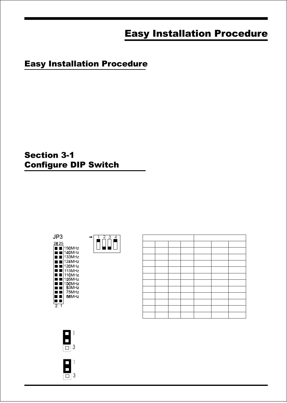 Easy installation procedure, Installation ep-6vba, Page 3-3 | EPoX Computer EP-6VBA User Manual | Page 19 / 69
