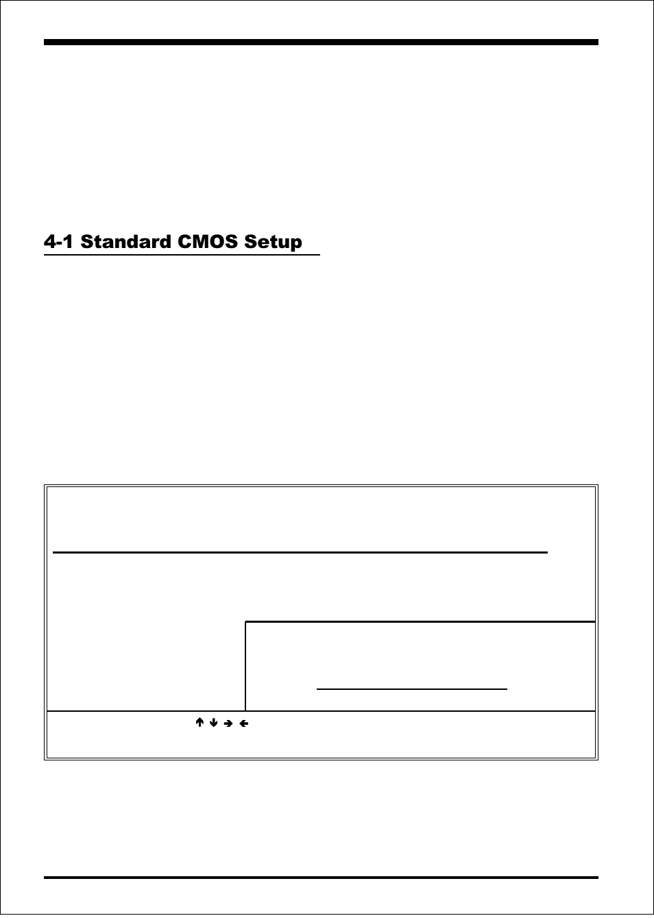 Bios ep-6vba, 1 standard cmos setup, Page 4-2 | Figure 2: standard cmos setup | EPoX Computer EP-6VBA User Manual | Page 30 / 69