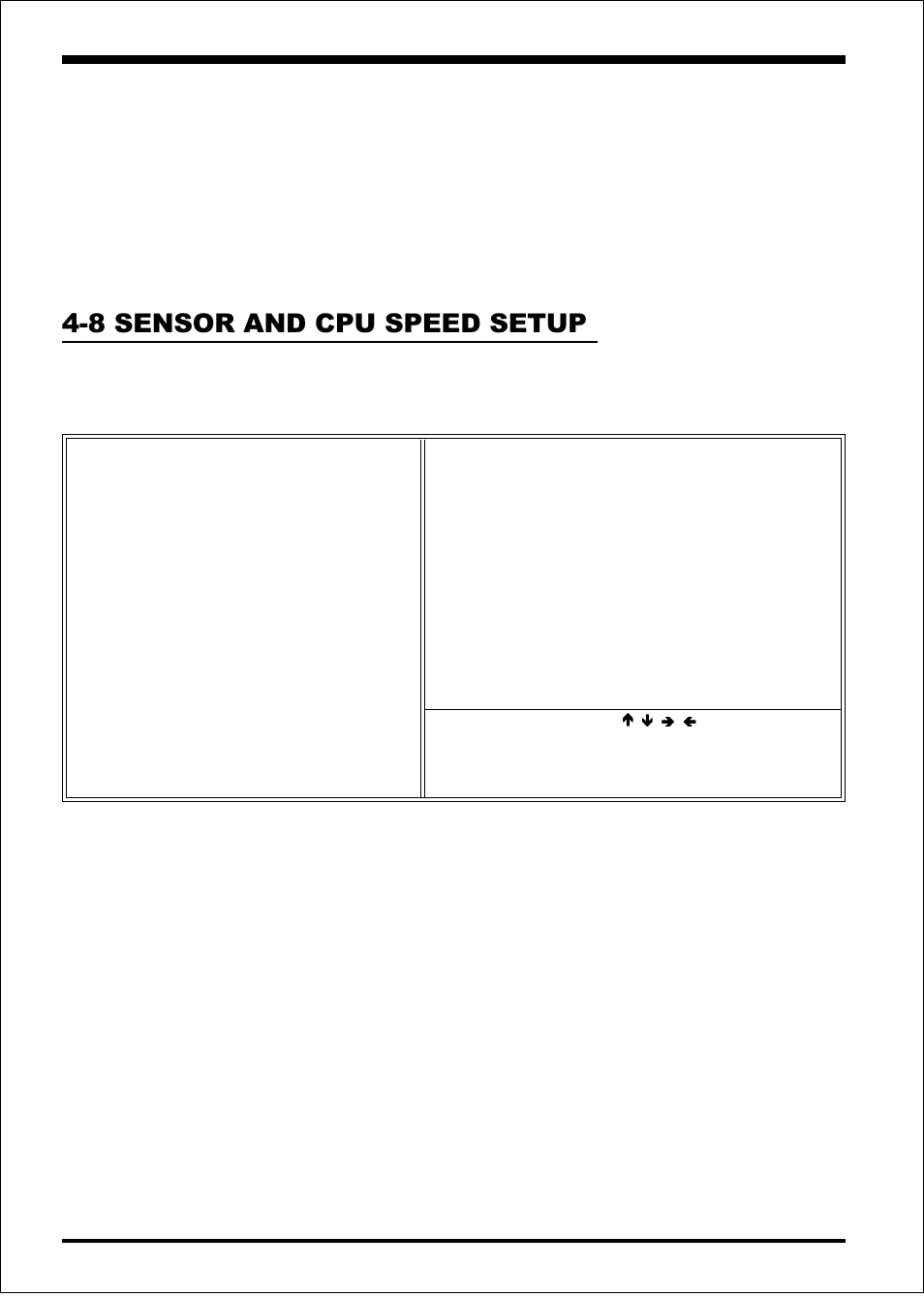 Bios ep-6vba, 8 sensor and cpu speed setup, Page 4-22 | Figure 9: sensor and cpu speed setup | EPoX Computer EP-6VBA User Manual | Page 50 / 69