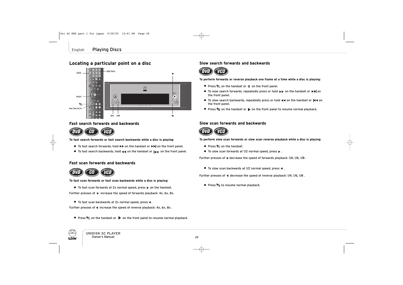 Signal band mono dvd surr | ENG Electric UNIDISK SC PLAYER User Manual | Page 28 / 42