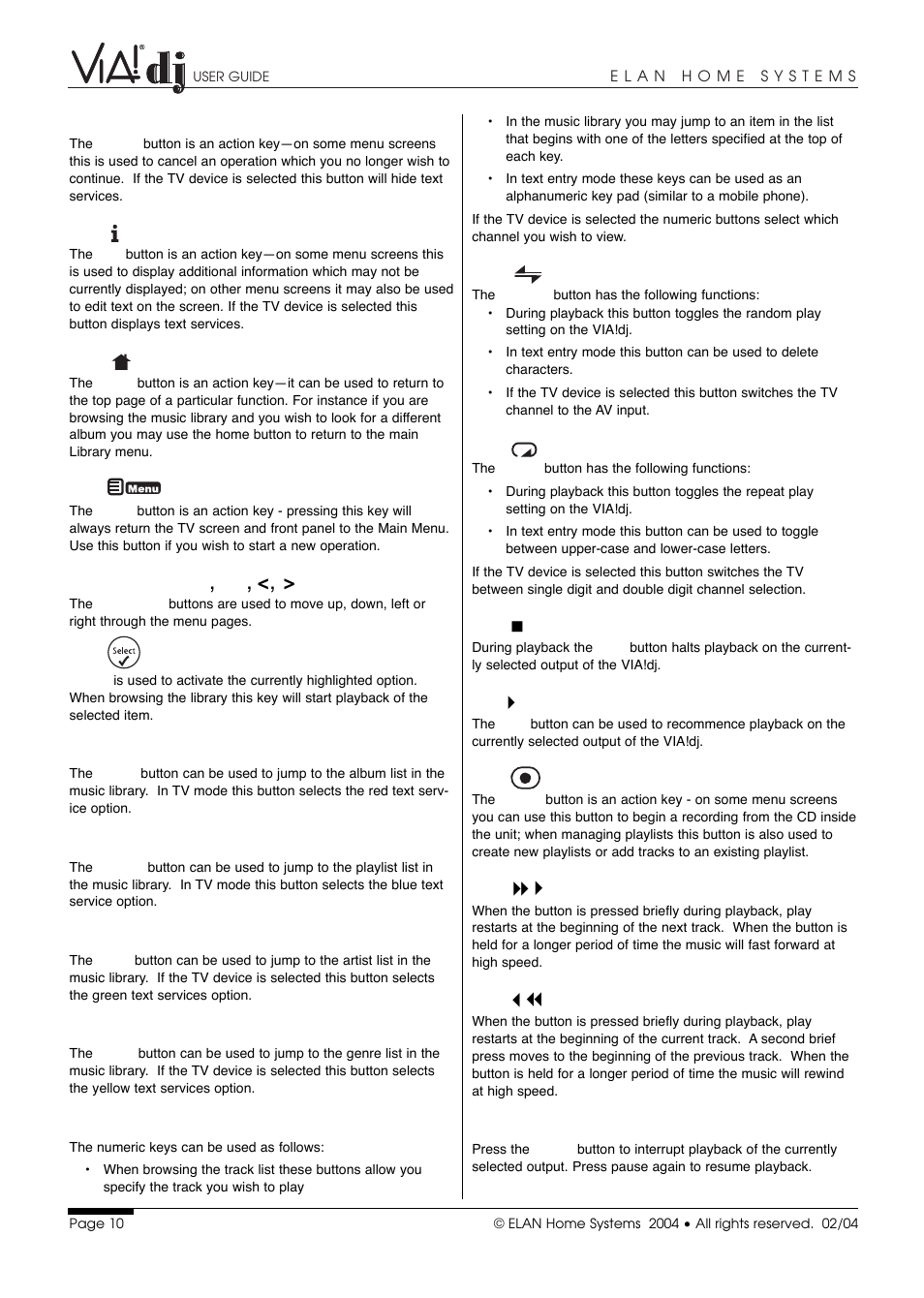 ELAN Home Systems Digital Music Server User Manual | Page 11 / 37