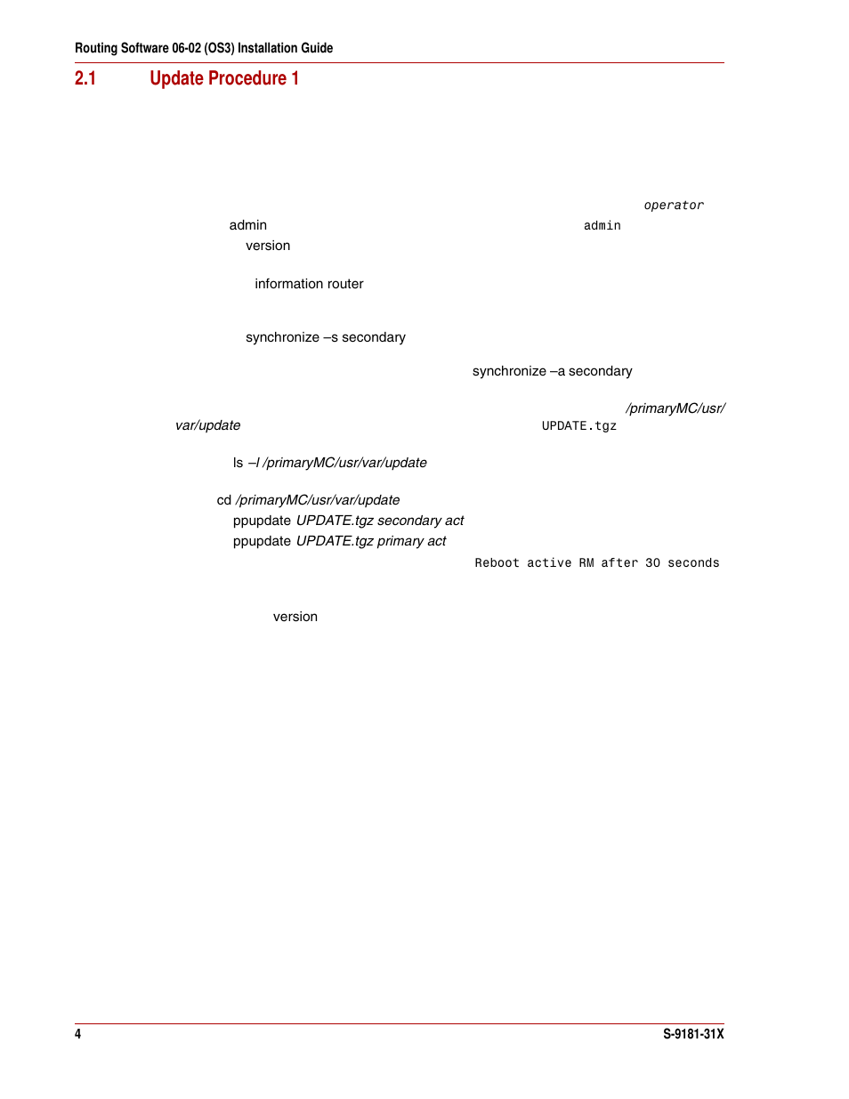 1 update procedure 1 | ELAN Home Systems GR2000 User Manual | Page 14 / 18