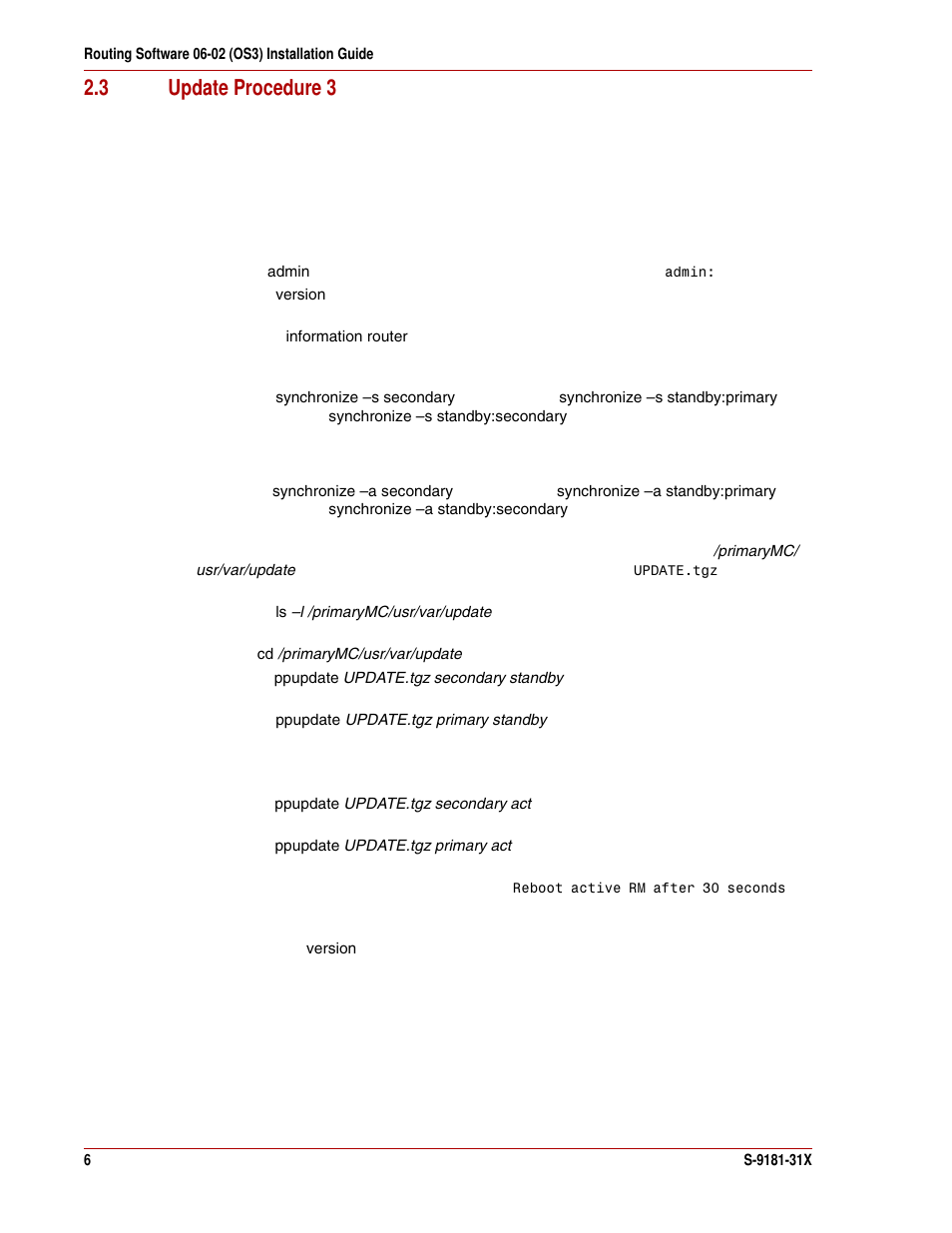 3 update procedure 3 | ELAN Home Systems GR2000 User Manual | Page 16 / 18
