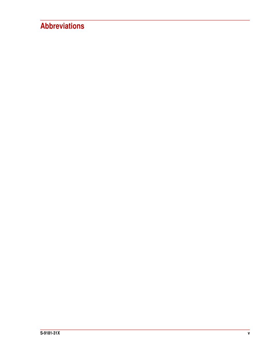 Abbreviations | ELAN Home Systems GR2000 User Manual | Page 5 / 18