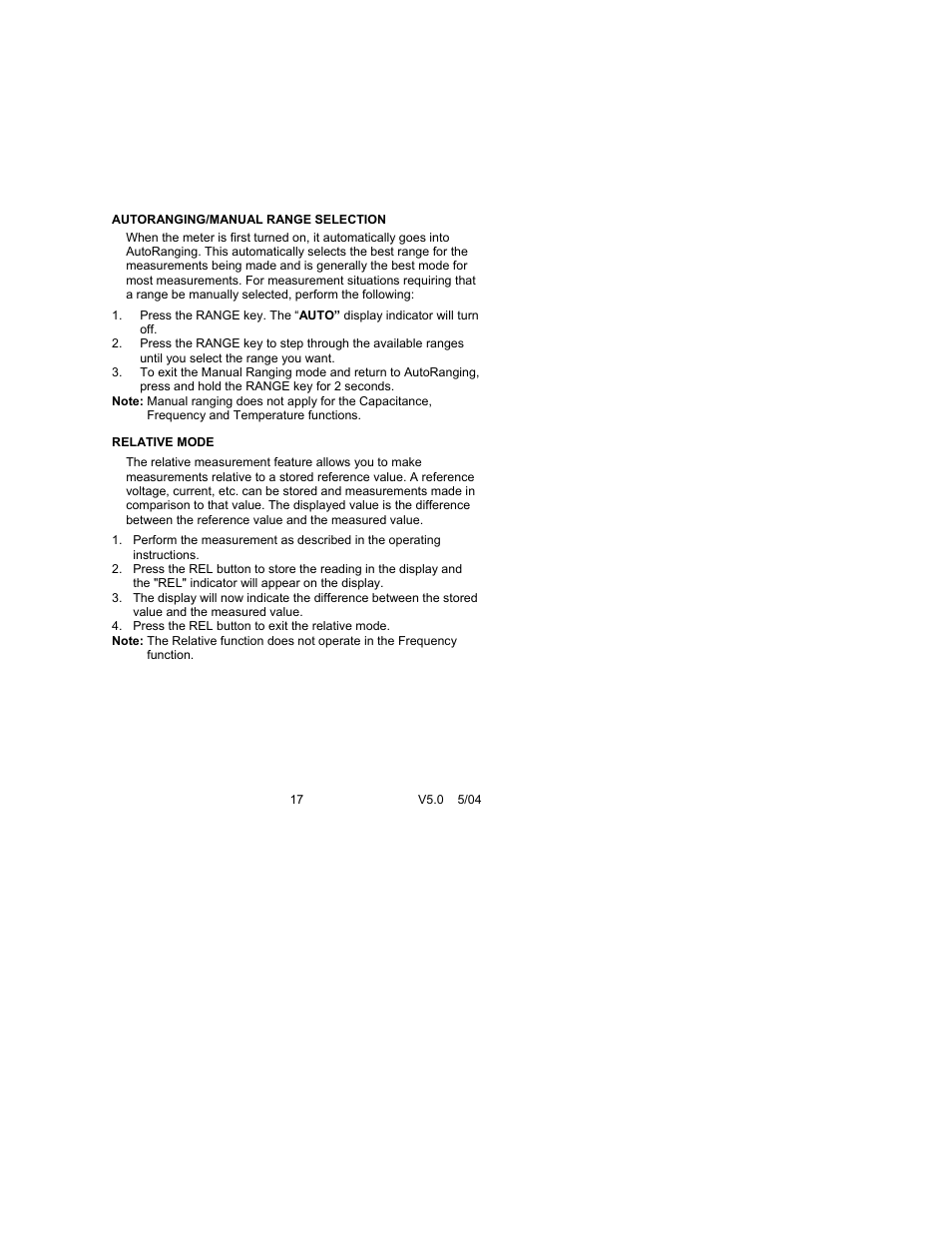 Extech Instruments 470 User Manual | Page 17 / 21